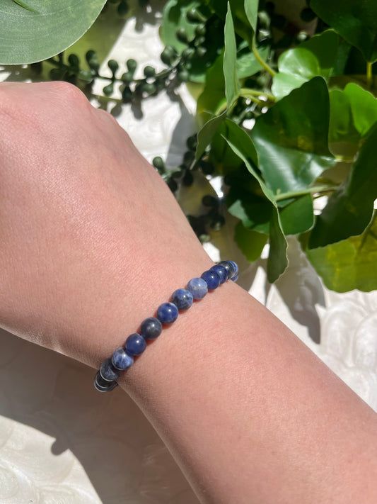 Sodalite Beaded Bracelet